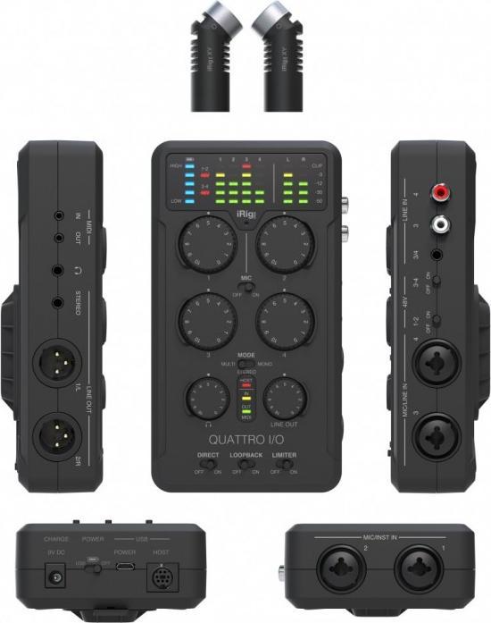Actual product image IK Multimedia iRig Pro Quattro I/O (USB)