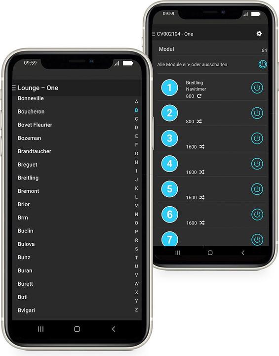 Produktbild Chronovision One Bluetooth Carbon Schwarz Seidenmatt (1 x)