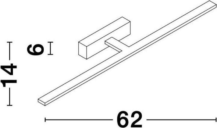 Produktbild Nova Luce Mondrian LED Wandleuchte (1615 lm)
