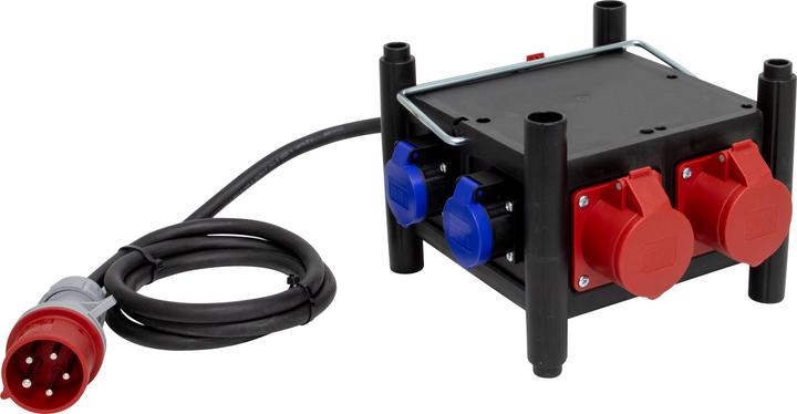Produktbild Brennenstuhl Kompakter Stromverteiler BSV 3/16 IP44, 1x CEE-Stecker 3P+N+T - 16 A/415 V (IP44), Steckdosen 3x (7 x, Typ 13)