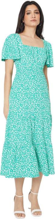 Dorothy Perkins Midikleid Eckiger Ausschnitt FlatterÄrmel