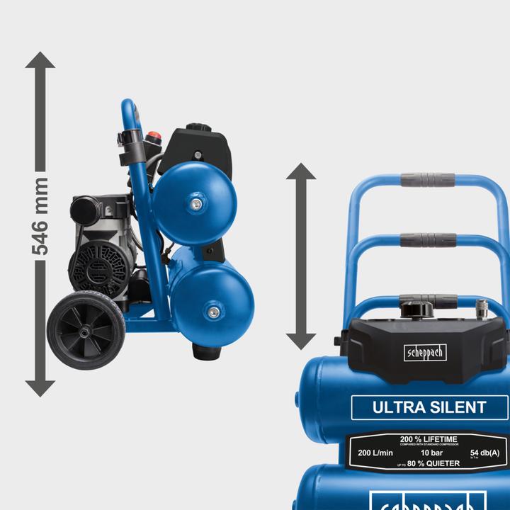Actual product image Scheppach HC20Si-Twin (10 bar, 20 l)