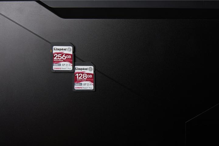 Productafbeelding Kingston Canvas React Plus SDXC (128 GB, SDXC, U3, UHS-II)