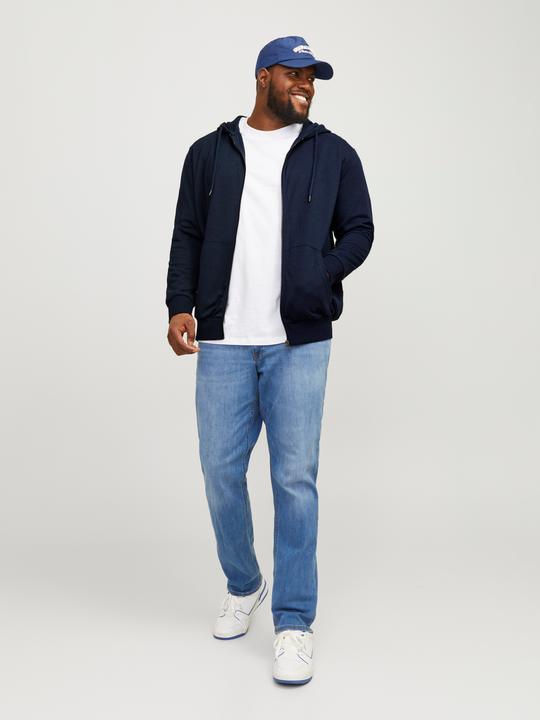 Produktbild Jack & Jones Durchgehender Reissverschluss Plus Size Hoodie (XXL, 4XL)