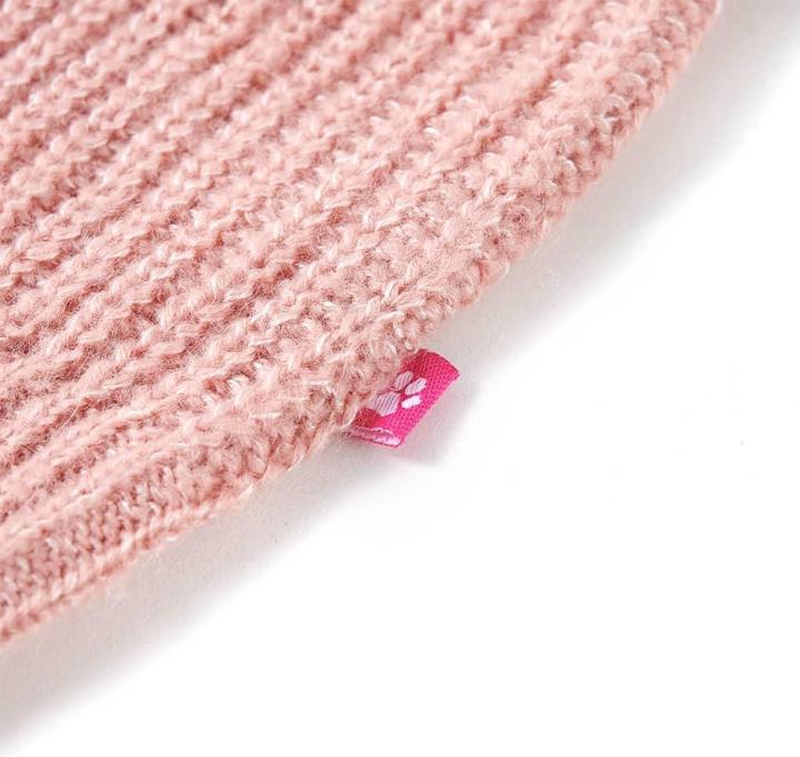 Produktbild VidaXL Kinder-Pulloverweste Gestrickt Hellrosa 92,Material: 67 (92)