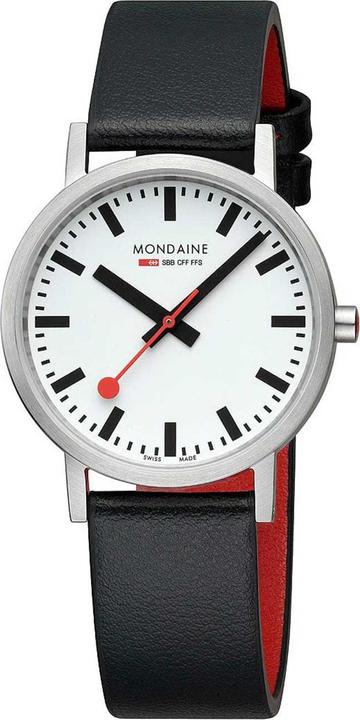 Immagine prodotto Mondaine Classico - Spazzolato vegano (Orologio da polso analogico, Fatto in Svizzera, 36 mm)
