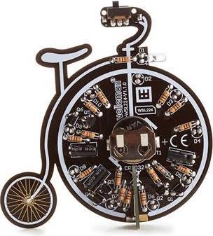 Actual product image Whadda Bicycle in retro design - learning kit for soldering