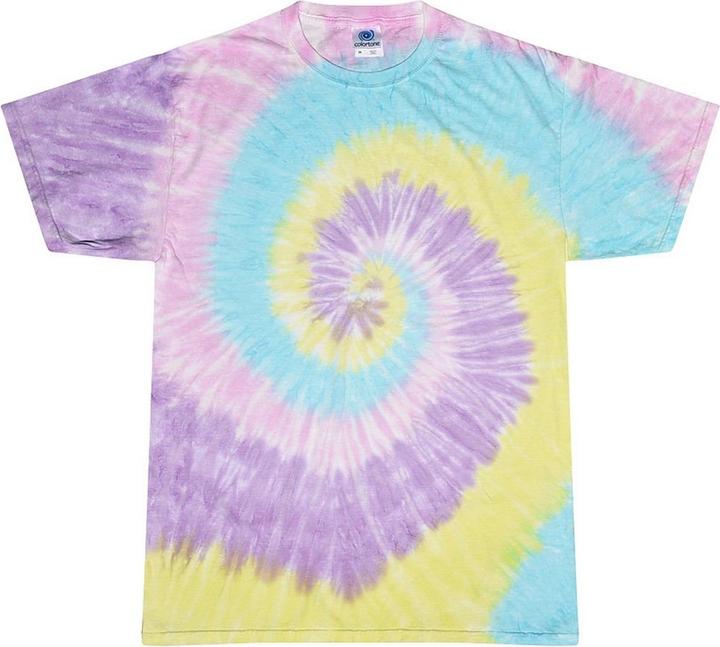 Colortone Kvinnor BatikdruckTShirt FarbenRegenbogen