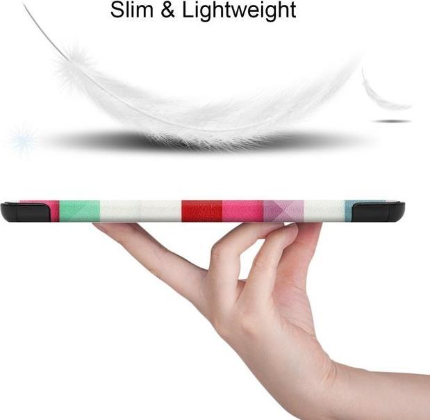 Actual product image MU Style Triple folding cover with pattern (Galaxy Tab S7)