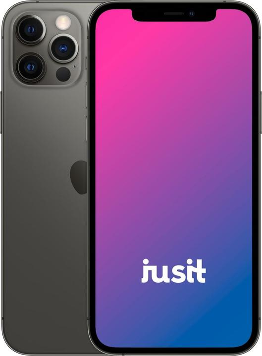 Immagine prodotto jusit iPhone 12 Pro (128 GB, Grafite, 6.10", 12 Mpx, Doppia SIM, B / Molto bene)