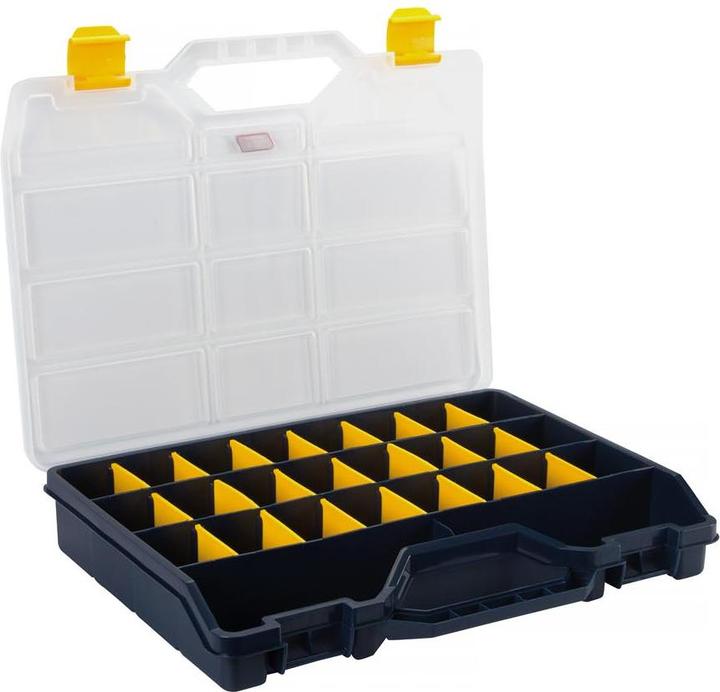 Velleman - Boîte de Rangement - 460 x 350 x 81 mm - 21 Séparateurs Amovibles