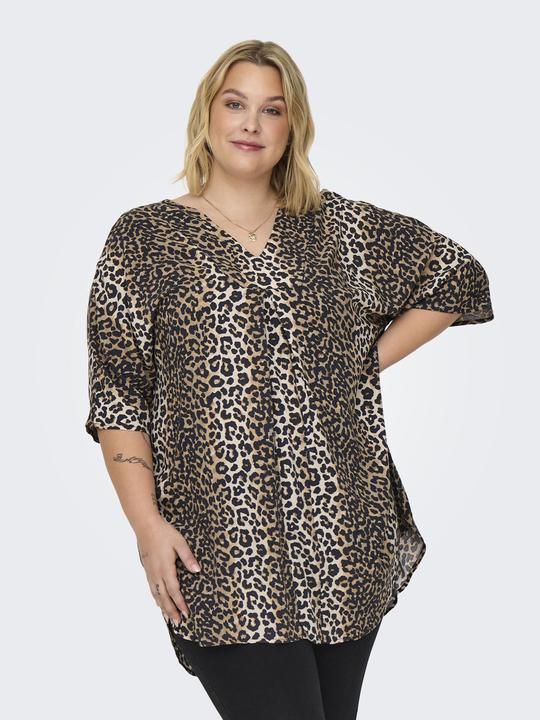 Immagine prodotto Only CARNOVA Kurzes Kleid Tunika mit halber Knopfleiste (46)