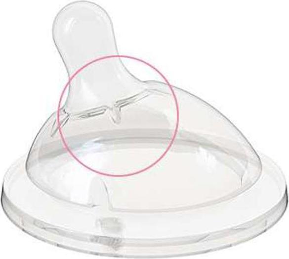 Actual product image Chicco NEW STEP UP bottle teat