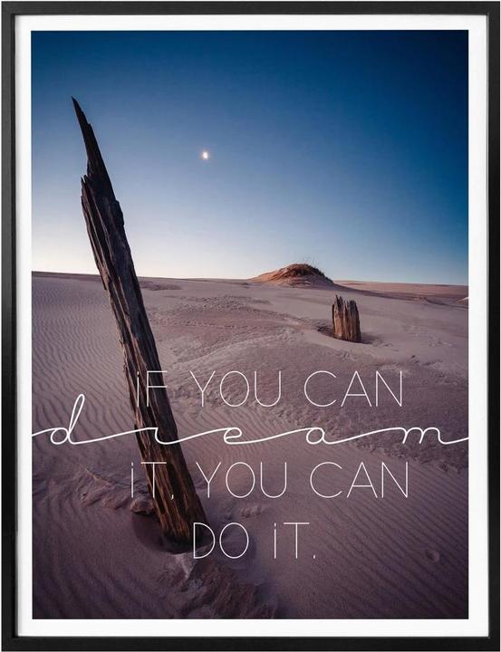 Produktbild Trenddeko If you can dream it you can do it (24 x 30 cm)