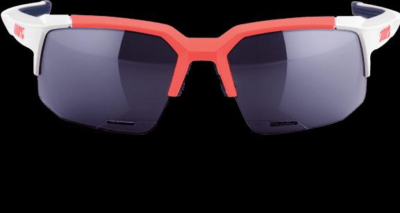 Actual product image 100% Speedcoupe Sports Glasses - Smoke Lense (Soft Tact Gamma Ray)
