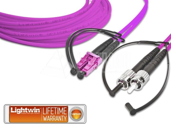 Actual product image Lightwin Patch cord,Multimode LC-ST 2m OM4 (CAT7, 2 m)