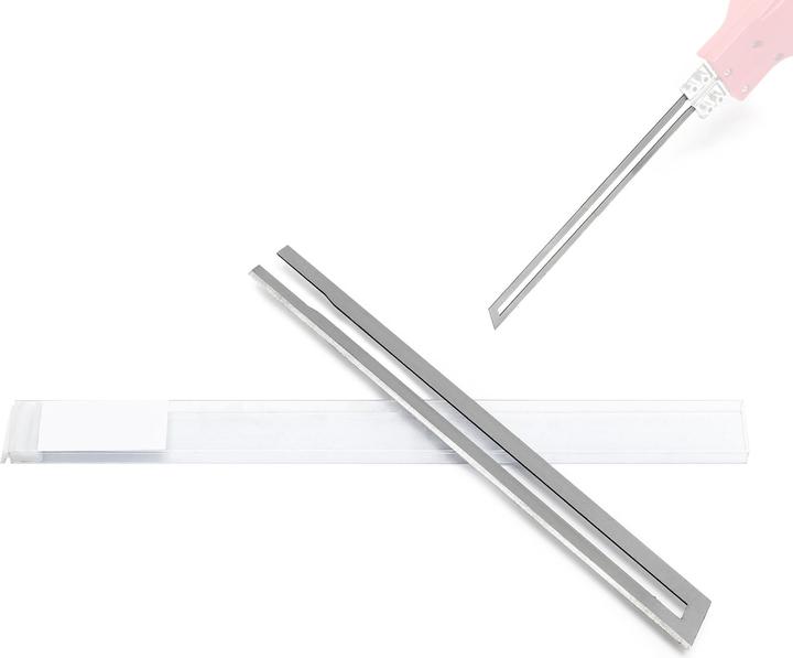 Wiltec Hardened straight Styrofoam Cutter Blade 200mm, cuts through Extruded Polystyrene Insulation Boards