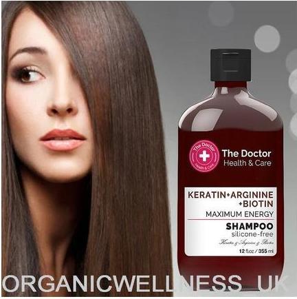Image du produit The Doctor Health & Care Shampooing fortifiant pour cheveux Kératine + Arginine + Biotine 355Ml (355 ml, Shampoing liquide)