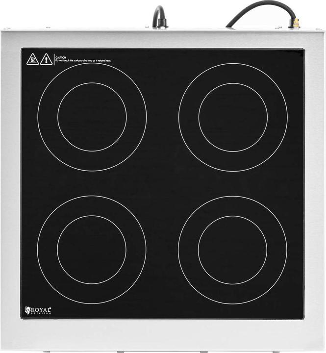 Actual product image Royal Catering Induktionsplatte tragbare Kochplatte Induktion 4 Platten Ø 12 - 26 cm tragbar