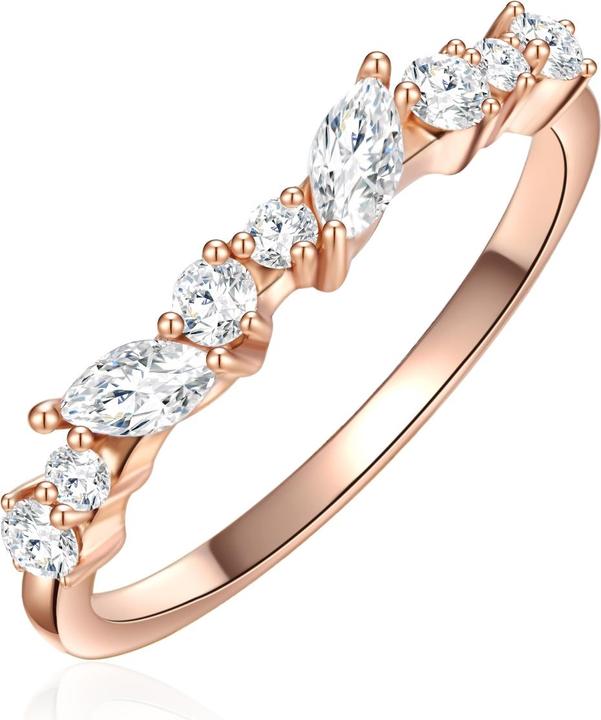 Immagine prodotto Glanzstücke München Donna Argento Sterling Cubic Zirconia Oro Rosa - 29898 (54, 925 Argento)