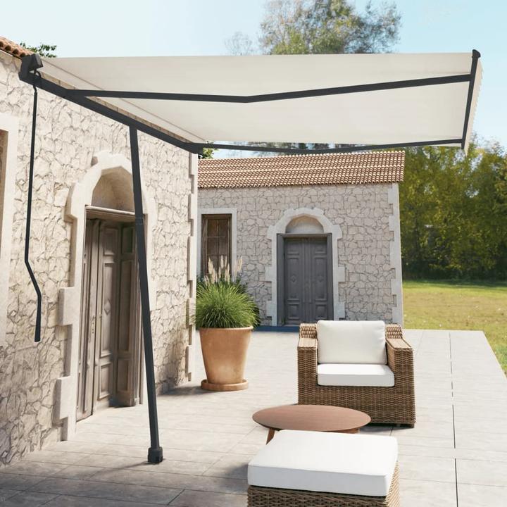 Produktbild VidaXL Stützen für Markisen Anthrazit 300x245 cm Eisen,Farbe (3 m)