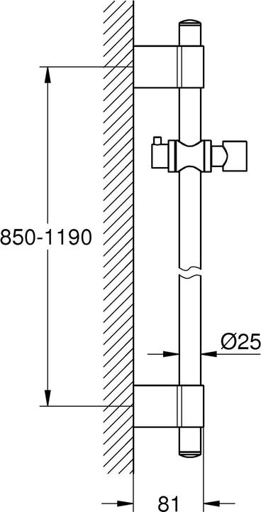 Grohe Shower sliding bar Rainshower