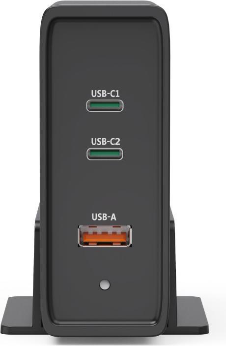 Actual product image Hama Universal USB-C charging station, GaN, 3 ports, Power Delivery (PD), 5-28V/140W (140 W)