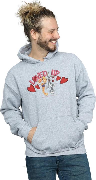 Immagine prodotto Looney Tunes Bugs Bunny And Lola Valentine's Day Loved Up Felpa con Cappuccio Uomo (5XL)