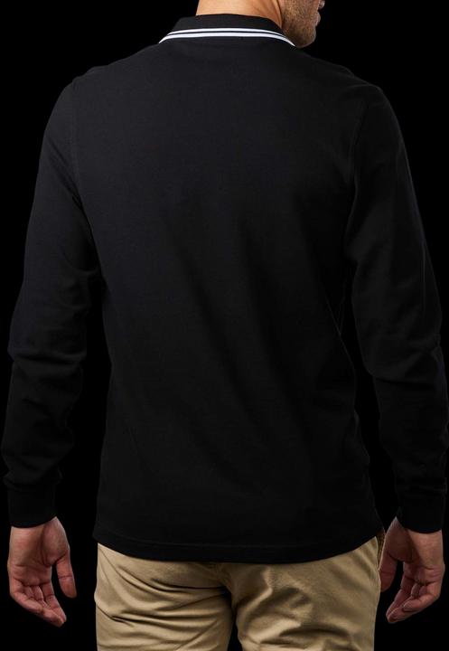 Immagine prodotto Fred Perry Polo Twin Tipped a manica lunga nera (S)