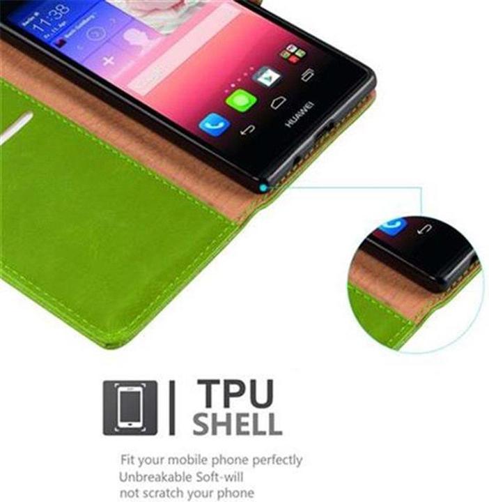 Produktbild Cadorabo Book Luxury Cover (Huawei Ascend P7)