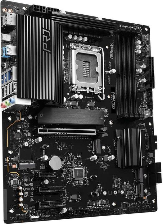 Image du produit AsRock Z890 Pro-A Intel DDR5 S1851 (Prise S1, Intel Z890, ATX)