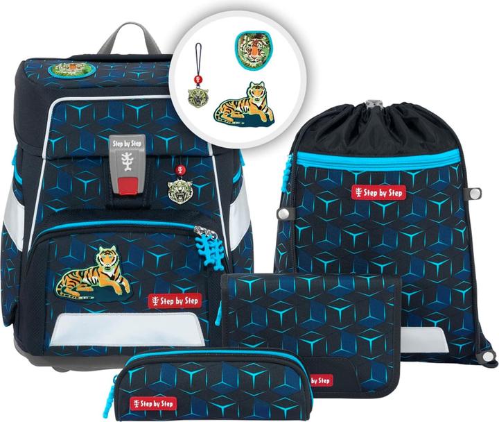 Actual product image Step by Step satchel set SPACE SHINE "Tiger Night Kimba" 5 pieces (20 l)