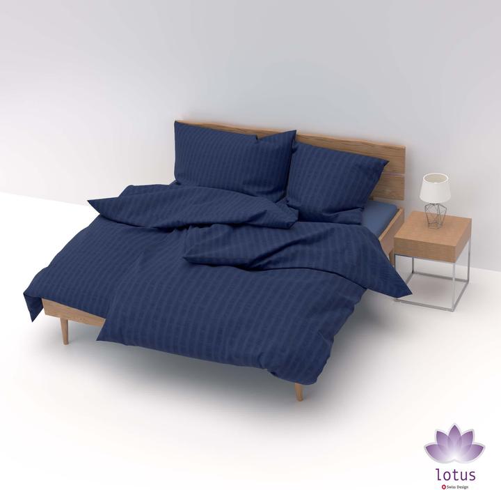 Image du produit Lotus Bettwaren Satin seersucker (Housse de couette, 200 x 210 cm)