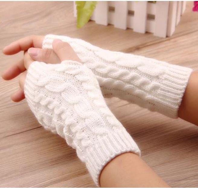 Actual product image MU Style Warming Series knitted arm warmers (One size)