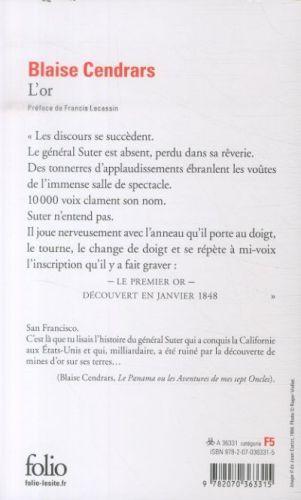 Produktbild L'or (Französisch, Cendrars Blaise, 1973)