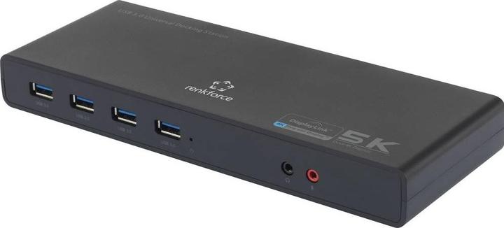 Actual product image Renkforce Notebook Docking Station Univer (USB-C, USB-A)