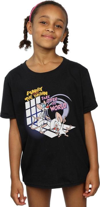 Produktbild Universal Textiles Pinky And The Brain Take Over The World TShirt Mädchen (104)