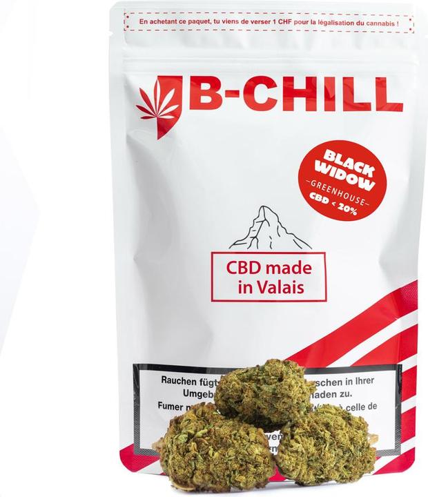 Produktbild B-Chill CBD, Black Widow, 30g (30 g, Indoor)