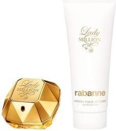 Actual product image Paco Rabanne Lady Million Eau de Parfum 50ml + Bodylotion 100ml MD25 (Eau de parfum, 150 ml)