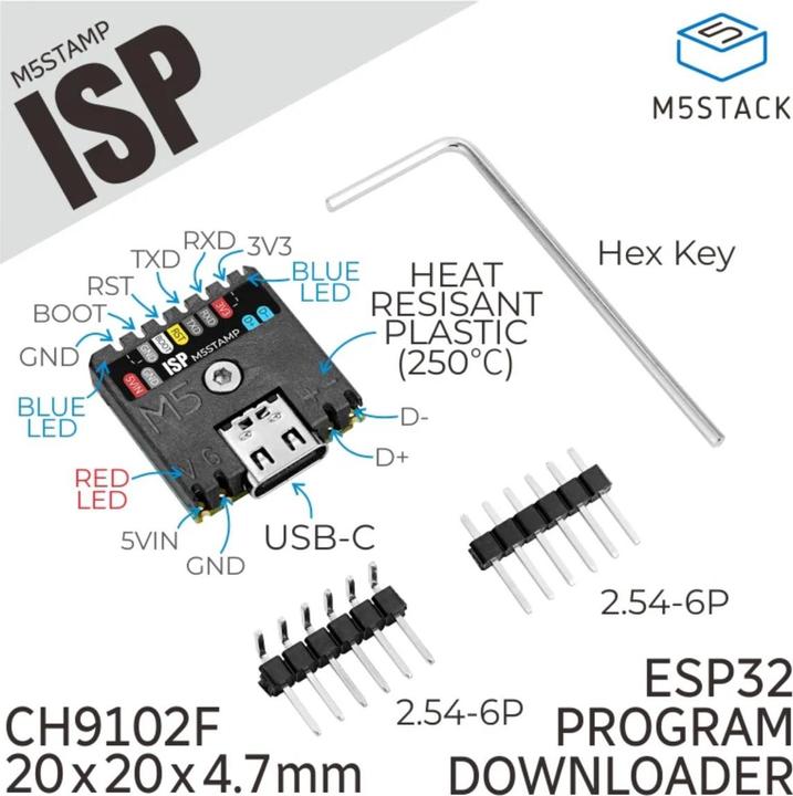 Image du produit M5Stack M5Stamp ISP Module de programmation série CH9102