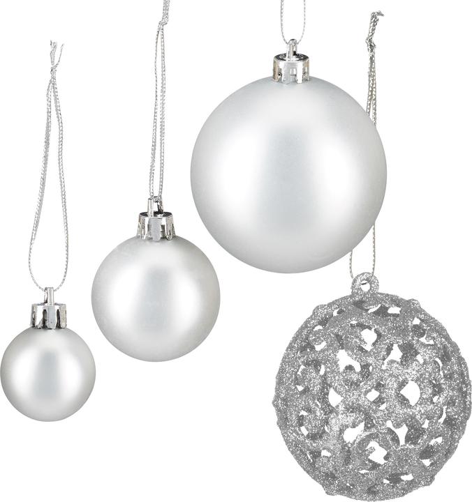Produktbild Relaxdays Weihnachtskugeln-Set (50 -teilig)