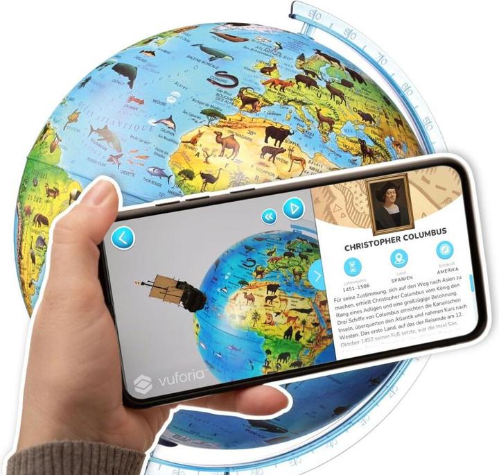 Produktbild Alldoro Interaktiver 3D Zoo Globus, 25cm (25 cm)