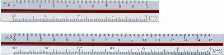 Produktbild Linex Dreikantmassstab 15 cm weiss 347 (15 cm)