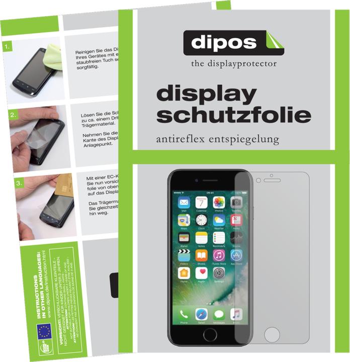 Dipos Displayschutzfolie Antireflex (6 Stück, Apple iPhone 8 Plus)