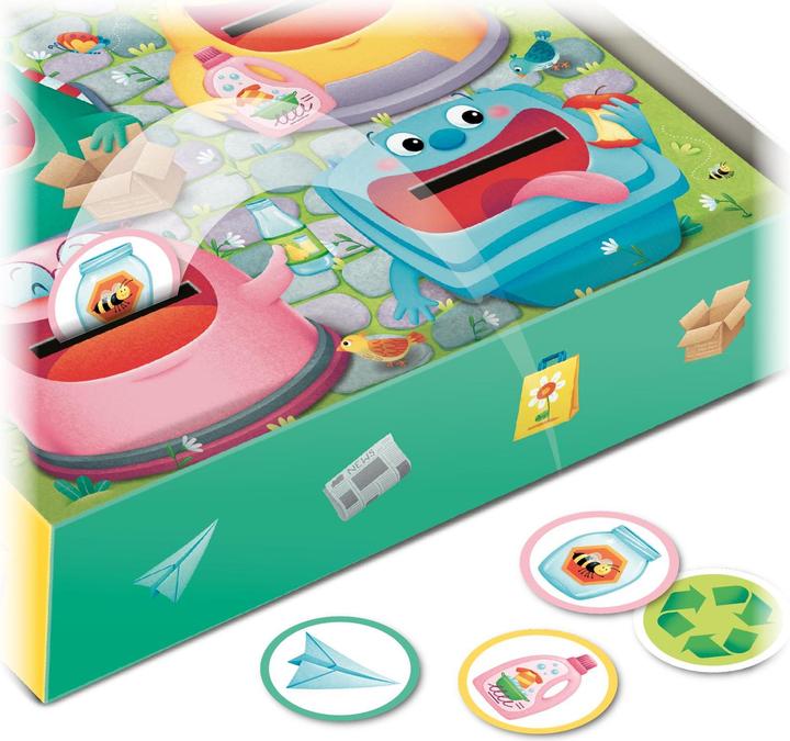 Image du produit Adventerra Games Hungry Bins Nous apprenons à recycler (Allemand, Français, Italien, Anglais)