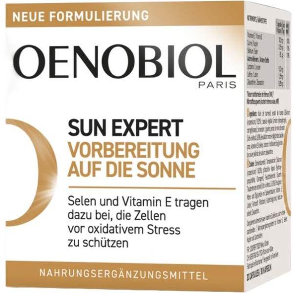 Nutritional values and ingredients Oenobiol Solaire Intensif (30 Piece, Capsules, 61 g)