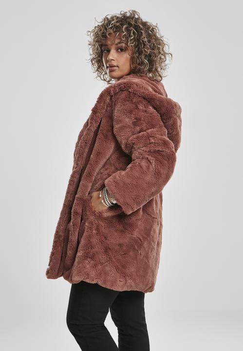 Actual product image Urban Classics Ladies Hooded Teddy Coat (XXL)