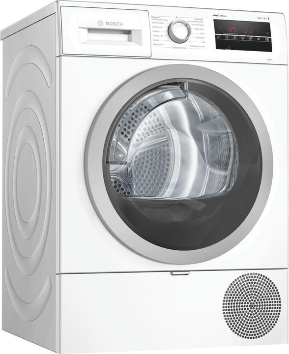 Bosch Hausgeräte Serie6 WTR87T50CH (8 kg, Droite, Fiche CH)