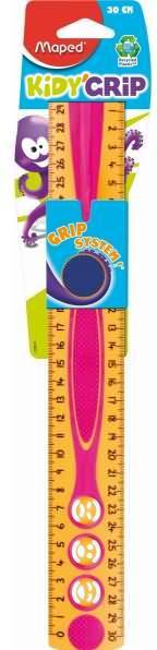 Image du produit Maped Règle plate Kidy Grip, 300 mm, en plastique (30 cm)