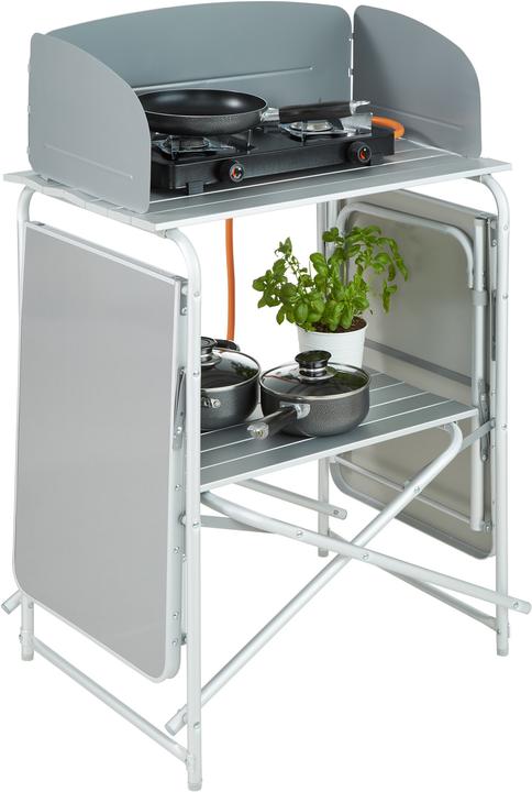 Immagine prodotto tectake Cucina da campeggio 172x52x104cm